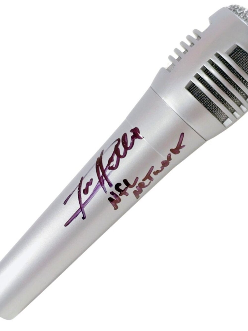 Dan Hellie Signed Microphone NFL Network Football Analyst Autograph Proof COA